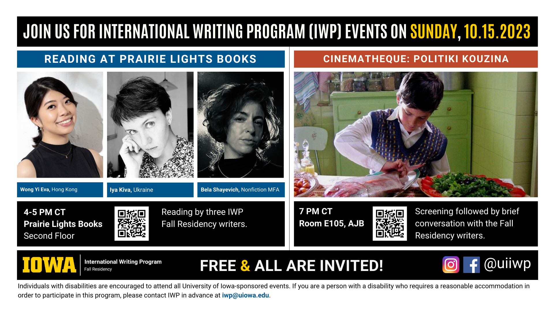 International Writing Program 10.15.23