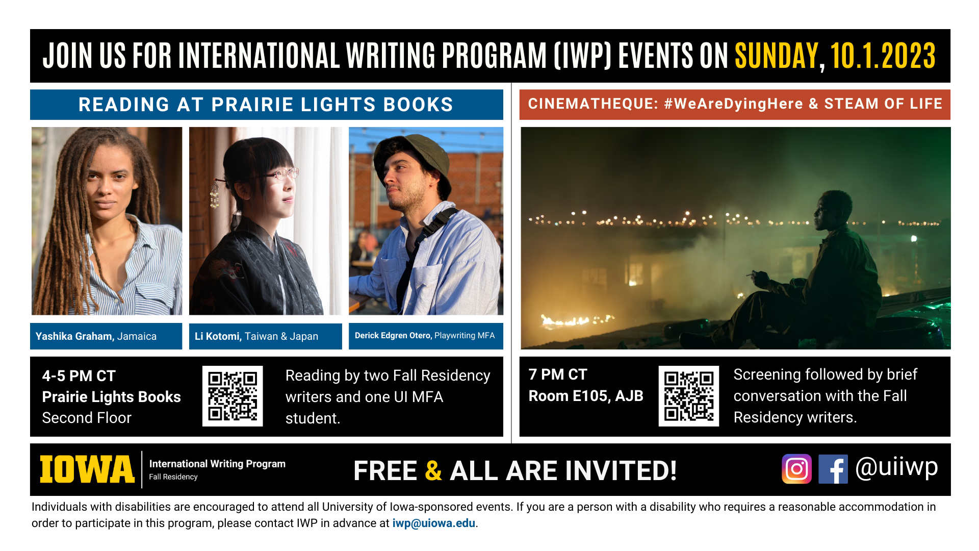 International Writing Program 10.1.23