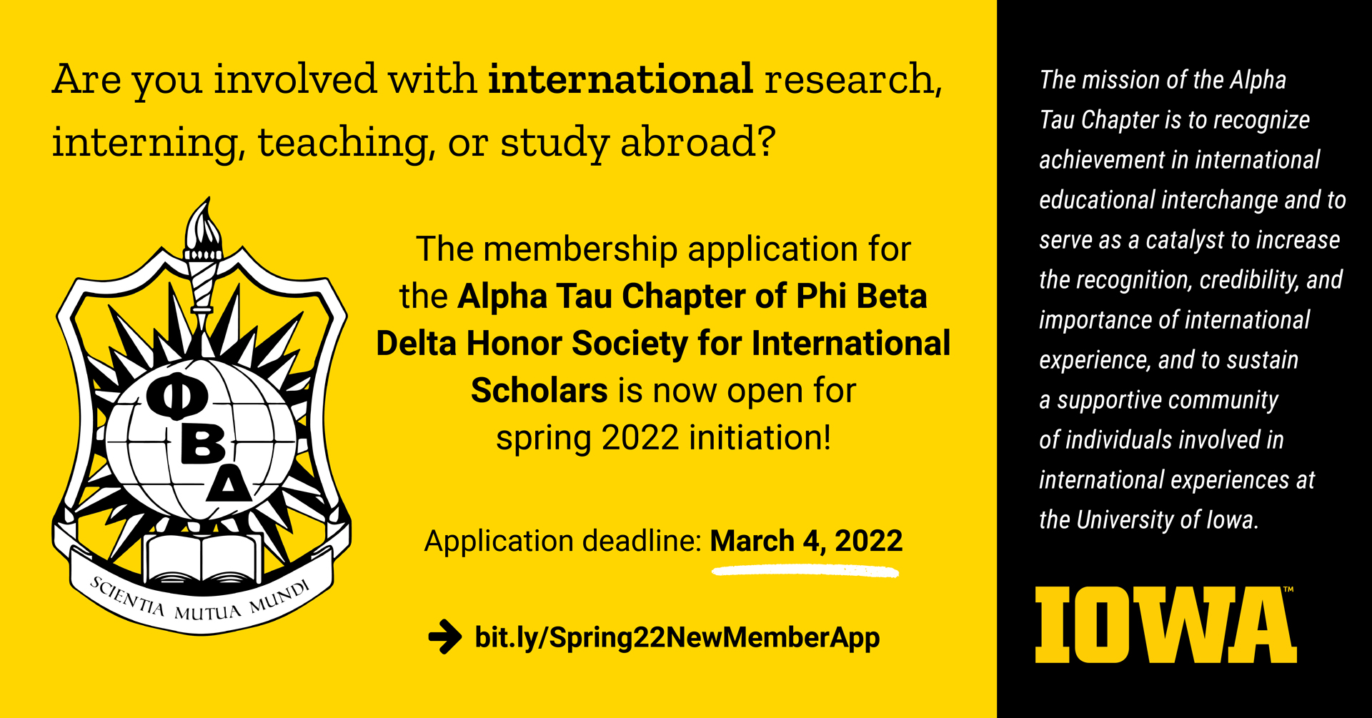 Phi Beta Delta Honor Society for International Scholars