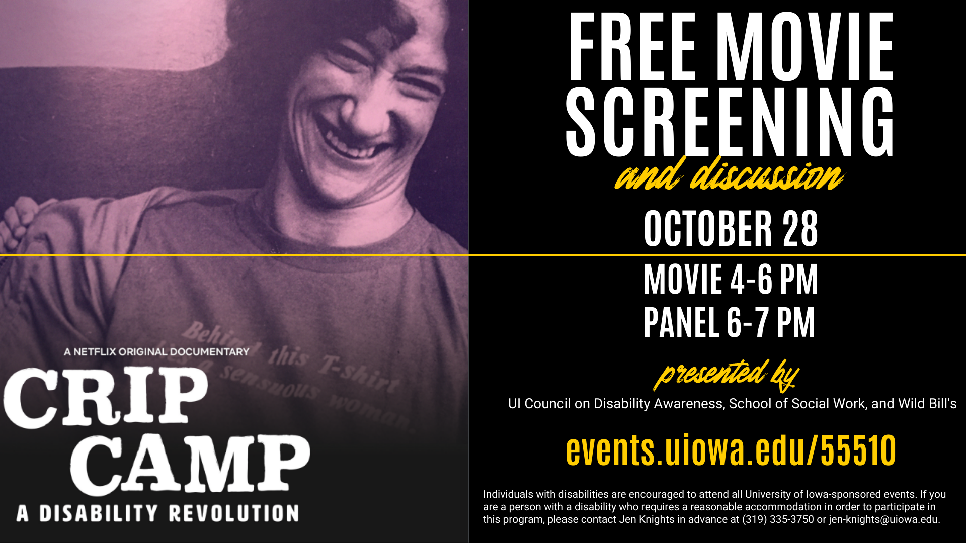 Free Movie Screening - School of Social work