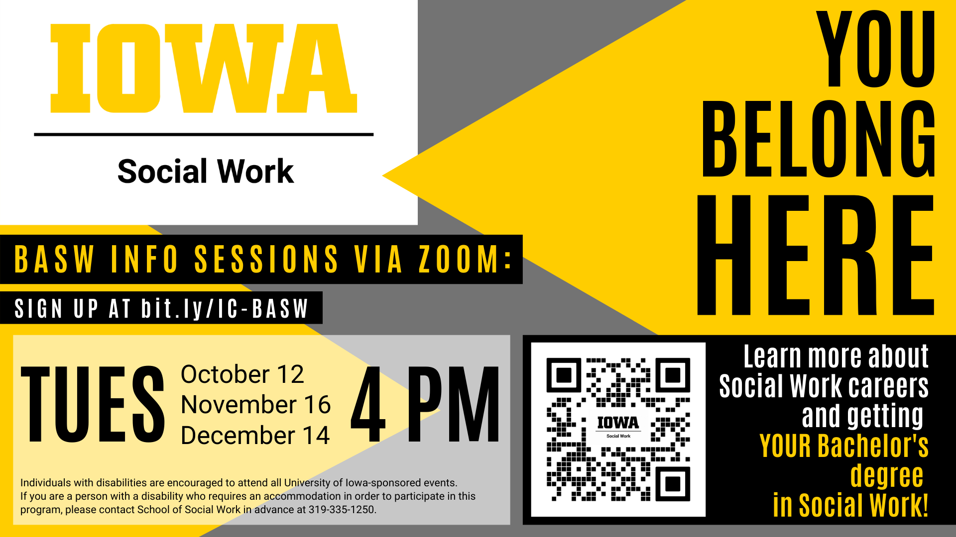 Social Work BA Info Sessions