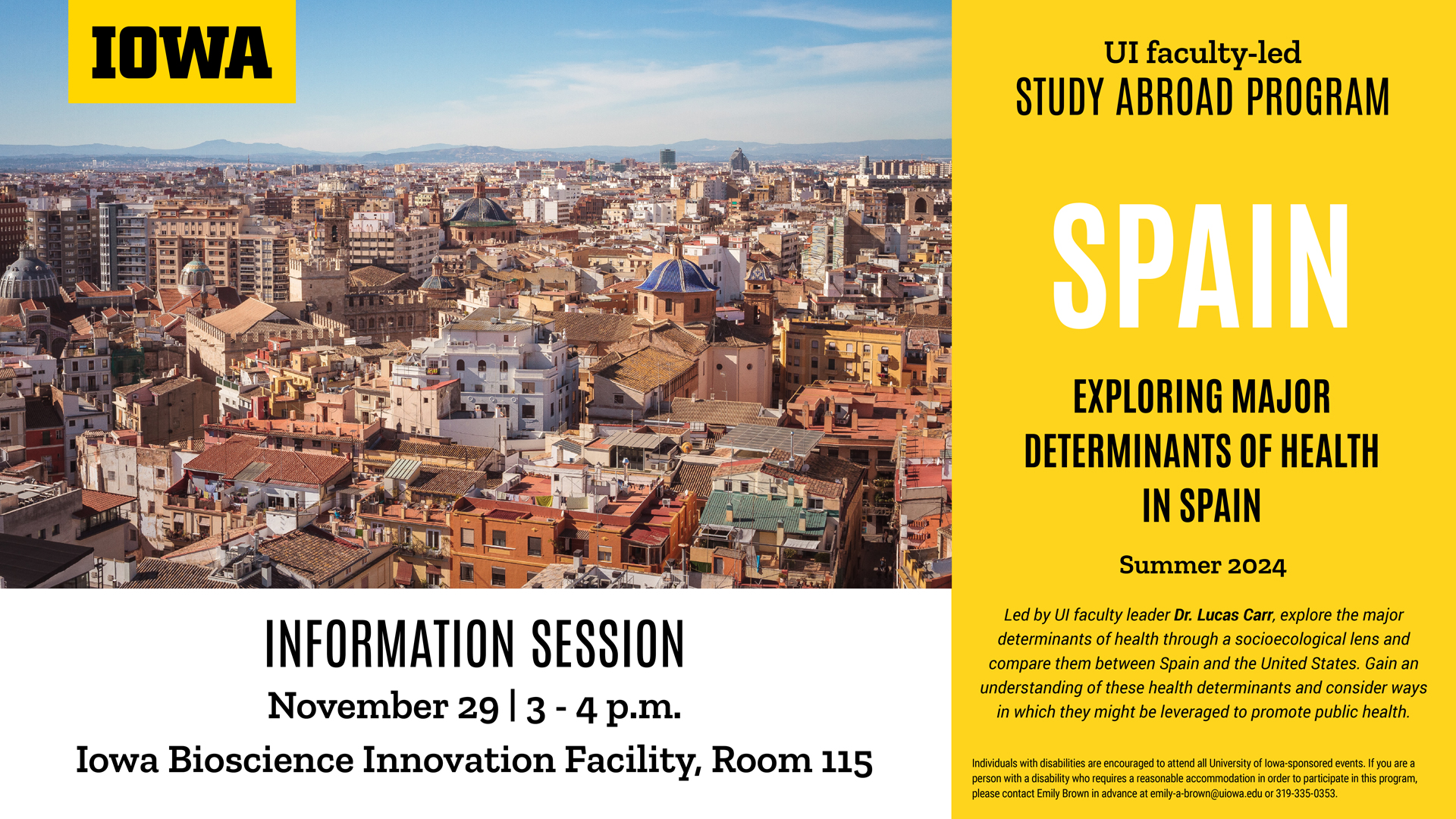 Study Abroad info session 11.29.2023