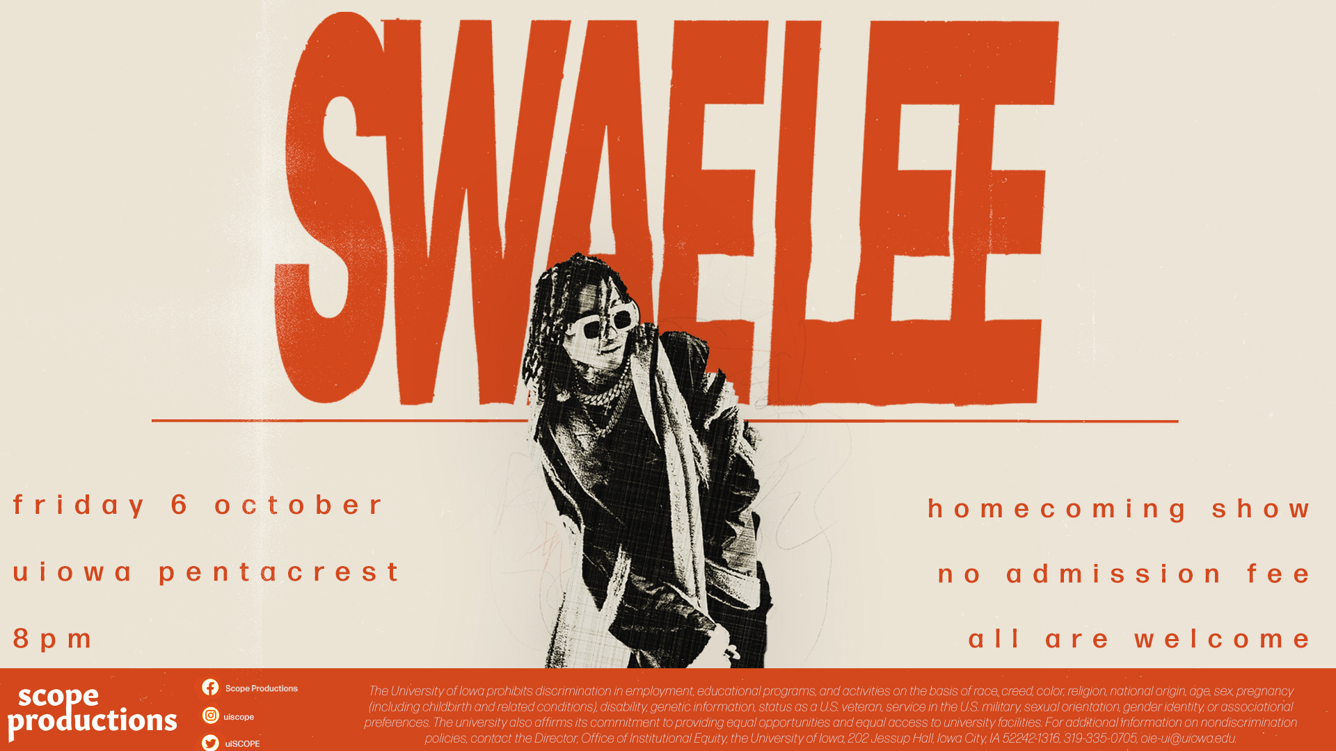 Swae Lee at Homecoming SCOPE 10.6.2023