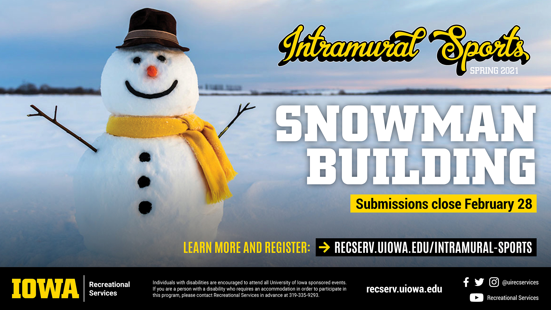 Snowman Building Contest